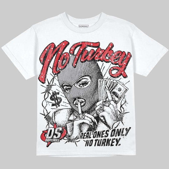 Jordan 9 Space Jam DopeSkill Oversize Print T-Shirt No Turkey Graphic Streetwear - White