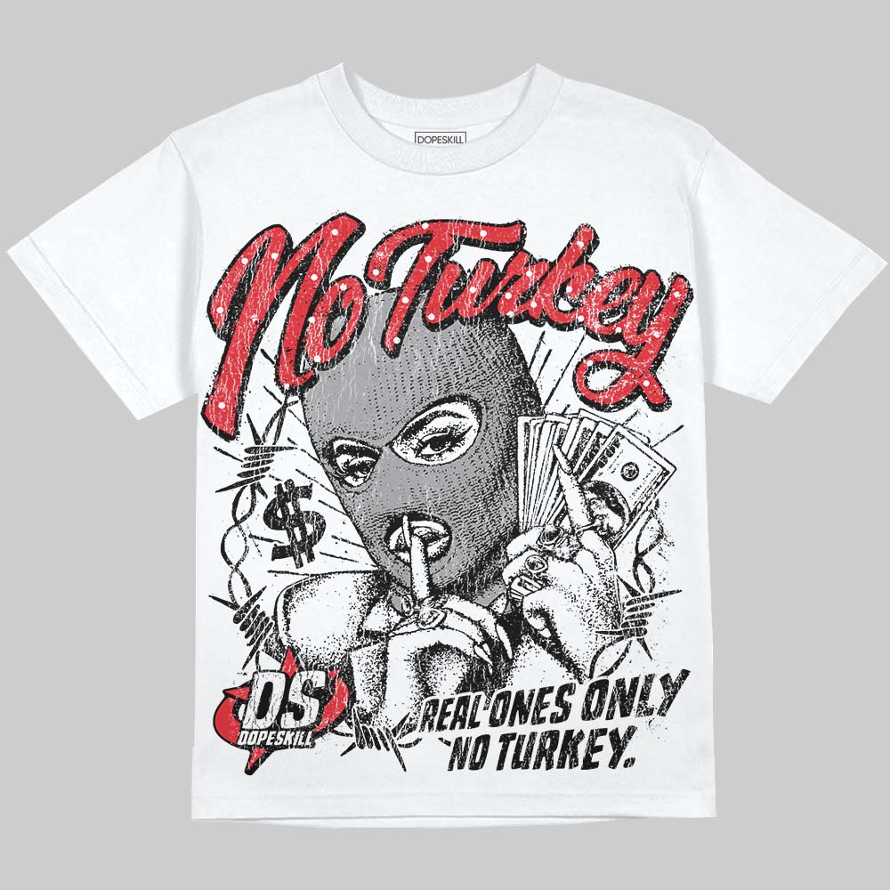 Jordan 9 Space Jam DopeSkill Oversize Print T-Shirt No Turkey Graphic Streetwear - White