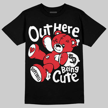 Jordan 9 Space Jam DopeSkill T-Shirt Out Here Being Cute Graphic Streetwear - Black