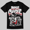 Jordan 9 Space Jam DopeSkill T-Shirt Paper Chaser Boy Graphic Streetwear - Black