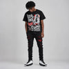 Space Jam 9s DopeSkill T-Shirt Real Ones Move In Silence Graphic