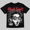 Jordan 9 Space Jam DopeSkill Oversize Print T-Shirt Rich Soon Graphic Streetwear - Black