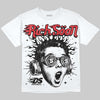 Jordan 9 Space Jam DopeSkill Oversize Print T-Shirt Rich Soon Graphic Streetwear - White