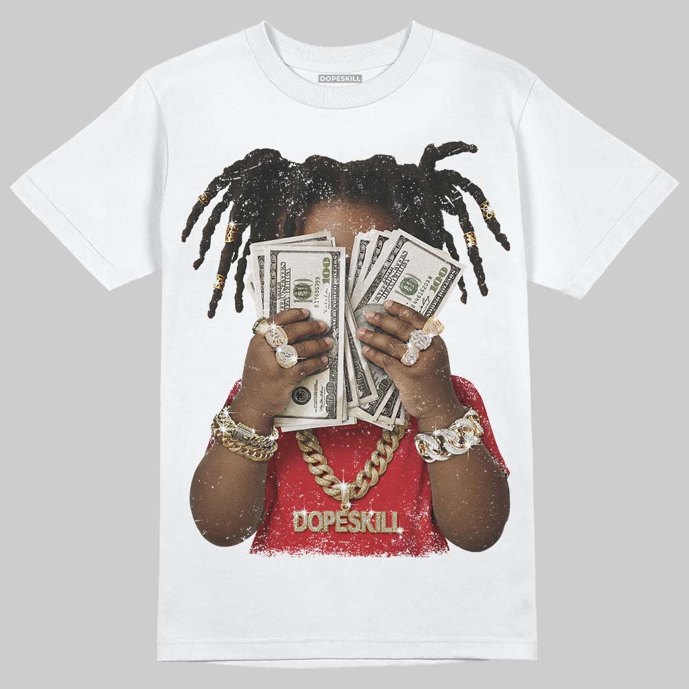 Jordan 9 Space Jam DopeSkill T-Shirt Rich Youth Graphic Streetwear - White