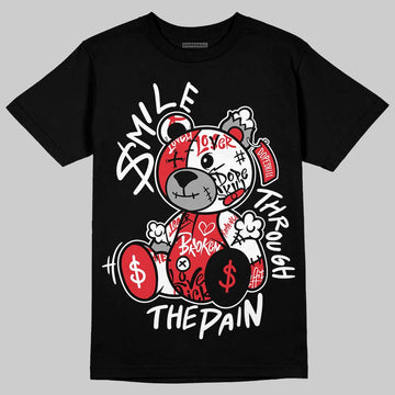 Jordan 9 Space Jam DopeSkill T-Shirt Smile Through The Pain Graphic Streetwear - Black