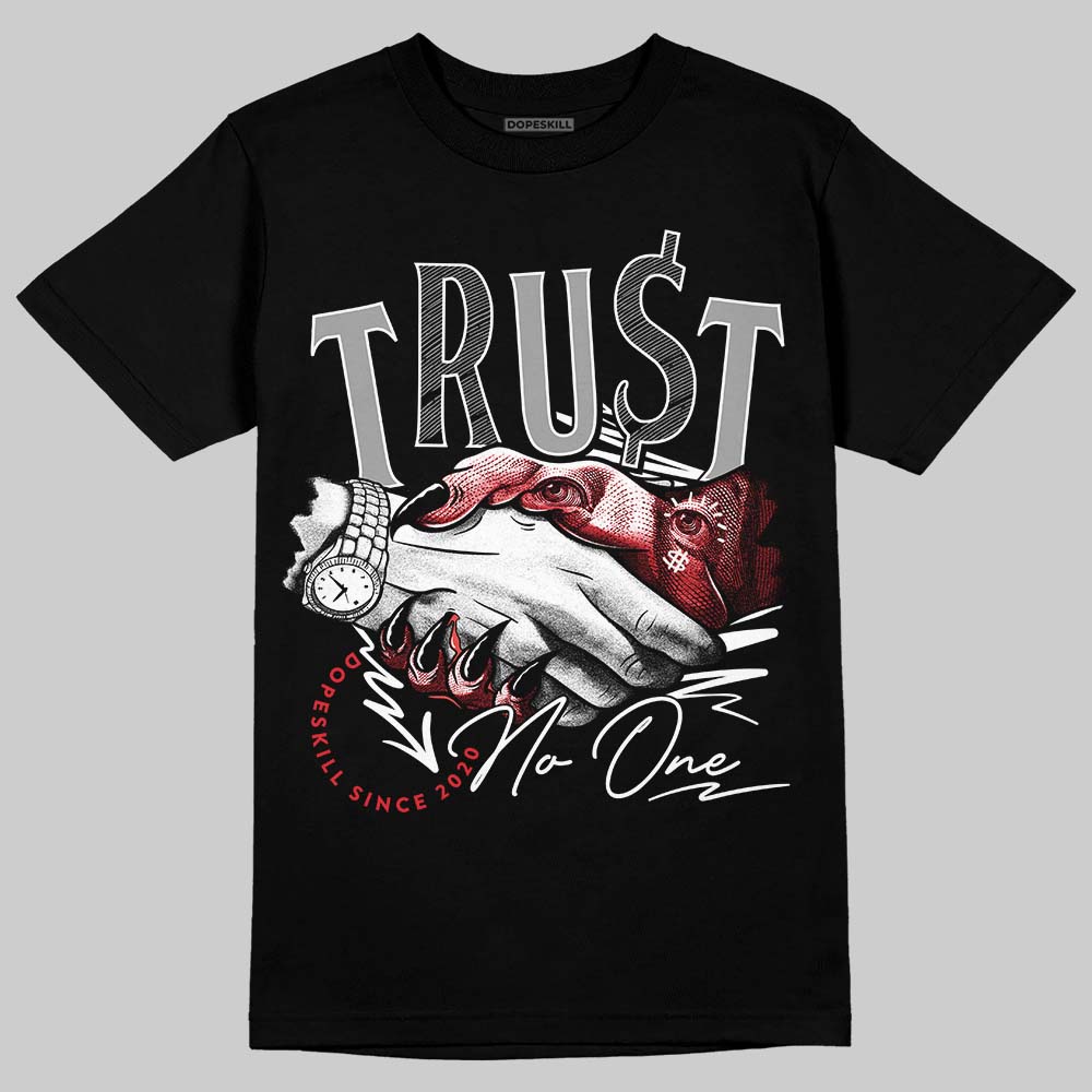 Jordan 9 Space Jam DopeSkill T-Shirt Trust No One Graphic Streetwear - Black