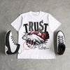 Space Jam 9s DopeSkill T-Shirt Trust No One Graphic