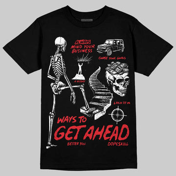 Jordan 9 Space Jam DopeSkill T-Shirt Ways To Get Ahead Graphic Streetwear - black