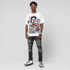 Space Jam 9s DopeSkill T-Shirt Work Hard Rise Above Graphic