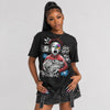 Space Jam 9s DopeSkill T-Shirt Work Hard Rise Above Graphic