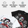 Space Jam 9s DopeSkill T-Shirt Work Hard Rise Above Graphic