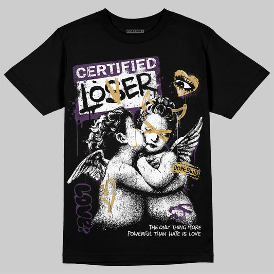 Jordan 12 Sumo DopeSkill T-Shirt Certified Lover Graphic Streetwear - Black