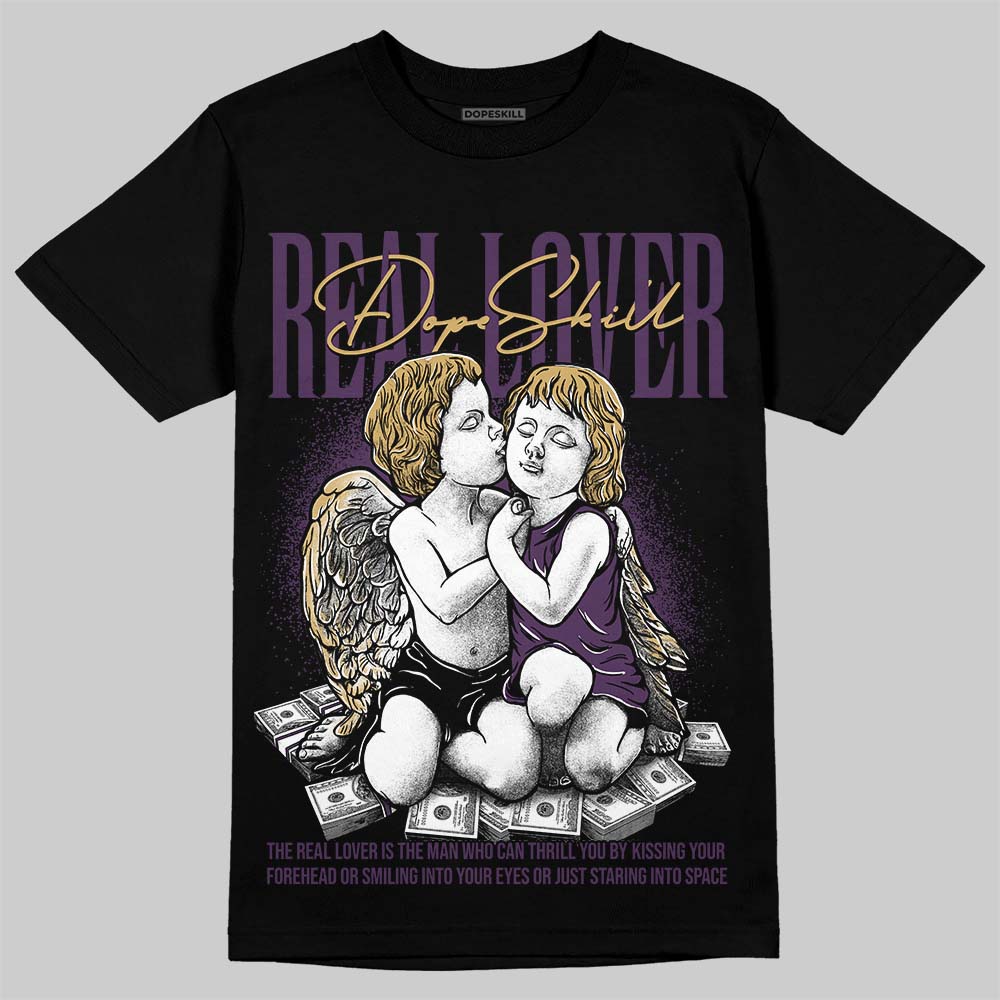 Jordan 12 Sumo DopeSkill T-Shirt Real Lover Graphic Streetwear - Black 