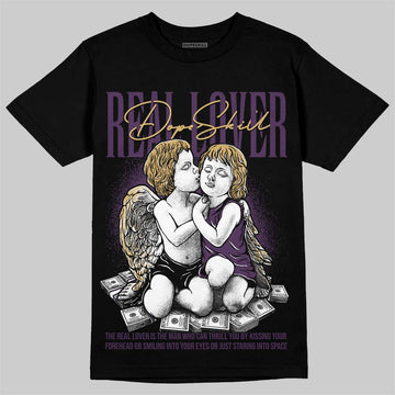 Jordan 12 Sumo DopeSkill T-Shirt Real Lover Graphic Streetwear - Black 