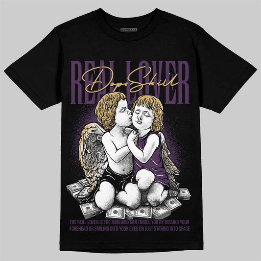 Jordan 12 Sumo DopeSkill T-Shirt Real Lover Graphic Streetwear - Black 