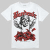 Jordan 4 Retro Toro Bravo DopeSkill T-Shirt Bandemic Graphic Streetwear - White