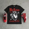 Toro Bravo 4s DopeSkill T-Shirt No Love For My Haters Graphic
