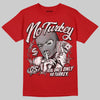 Jordan 4 Retro Toro Bravo DopeSkill T-Shirt No Turkey Graphic Streetwear - Red