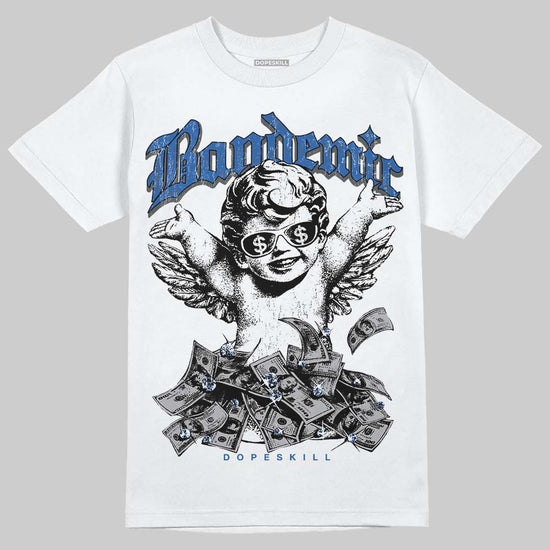 Jordan 3 "True Blue" DopeSkill T-Shirt Bandemic Graphic Streetwear - White