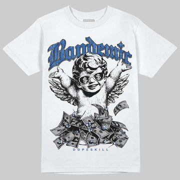 Jordan 3 "True Blue" DopeSkill T-Shirt Bandemic Graphic Streetwear - White