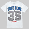 Jordan 3 "True Blue" DopeSkill T-Shirt Jordan 3 True Blue 3S Graphic Streetwear - White 