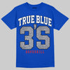 Jordan 3 "True Blue" DopeSkill T-Shirt Jordan 3 True Blue 3S Graphic Streetwear - Royal