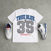 True Blue 3s DopeSkill T-Shirt Jordan 3 True Blue 3S Graphic