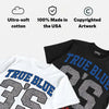 True Blue 3s DopeSkill T-Shirt Jordan 3 True Blue 3S Graphic