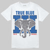 dopeskill-oversized-graphic-tee-air-jordan-true-blue-3s-colletion-jordan-3-true-blue-elephant - White
