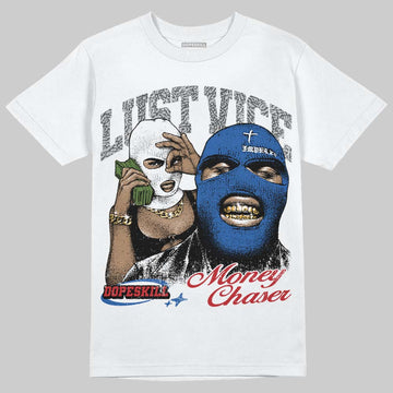 Jordan 3 "True Blue" DopeSkill T-Shirt Lust Vice Graphic Streetwear - White