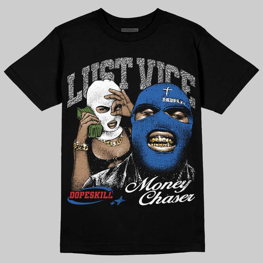 Jordan 3 "True Blue" DopeSkill T-Shirt Lust Vice Graphic Streetwear - Black