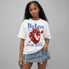 True Blue 3s DopeSkill T-Shirt No Love For My Haters Graphic