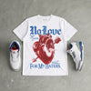 True Blue 3s DopeSkill T-Shirt No Love For My Haters Graphic