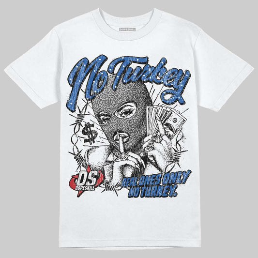 Jordan 3 "True Blue" DopeSkill T-Shirt No Turkey Graphic Streetwear - WHite