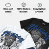 True Blue 3s DopeSkill T-Shirt No Turkey Graphic