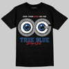 Jordan 3 "True Blue" DopeSkill T-Shirt OG Vision Graphic Streetwear - Black