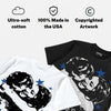 True Blue 3s DopeSkill Oversize Print T-Shirt Real Lover Club Graphic