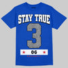 Jordan 3 "True Blue" DopeSkill T-Shirt True Blue 3 OG Graphic Streetwear - Royal