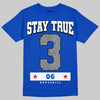 Jordan 3 "True Blue" DopeSkill T-Shirt True Blue 3 OG Graphic Streetwear - Royal