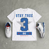 True Blue 3s DopeSkill T-Shirt True Blue 3 OG Star Graphic