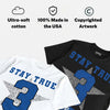 True Blue 3s DopeSkill T-Shirt True Blue 3 OG Star Graphic