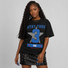 True Blue 3s DopeSkill T-Shirt True Blue 3 OG Star Graphic