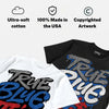 True Blue 3s DopeSkill T-Shirt True Blue III's Graphic