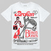 Jordan 6 OG “White Infrared” DopeSkill T-Shirt Broken Bones Graphic Streetwear - White