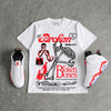 White Infrared 6s DopeSkill T-Shirt Broken Bones Graphic