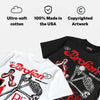 White Infrared 6s DopeSkill T-Shirt Broken Bones Graphic