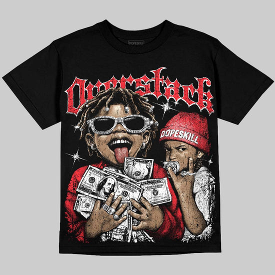Jordan 6 OG “White Infrared” DopeSkill Oversize Print T-Shirt Overstack Graphic Streetwear - black