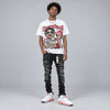 White Infrared 6s DopeSkill Oversize Print T-Shirt Overstack Graphic