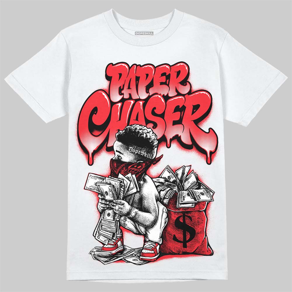 Jordan 6 OG “White Infrared” DopeSkill T-Shirt Paper Chaser Boy Graphic Streetwear - White