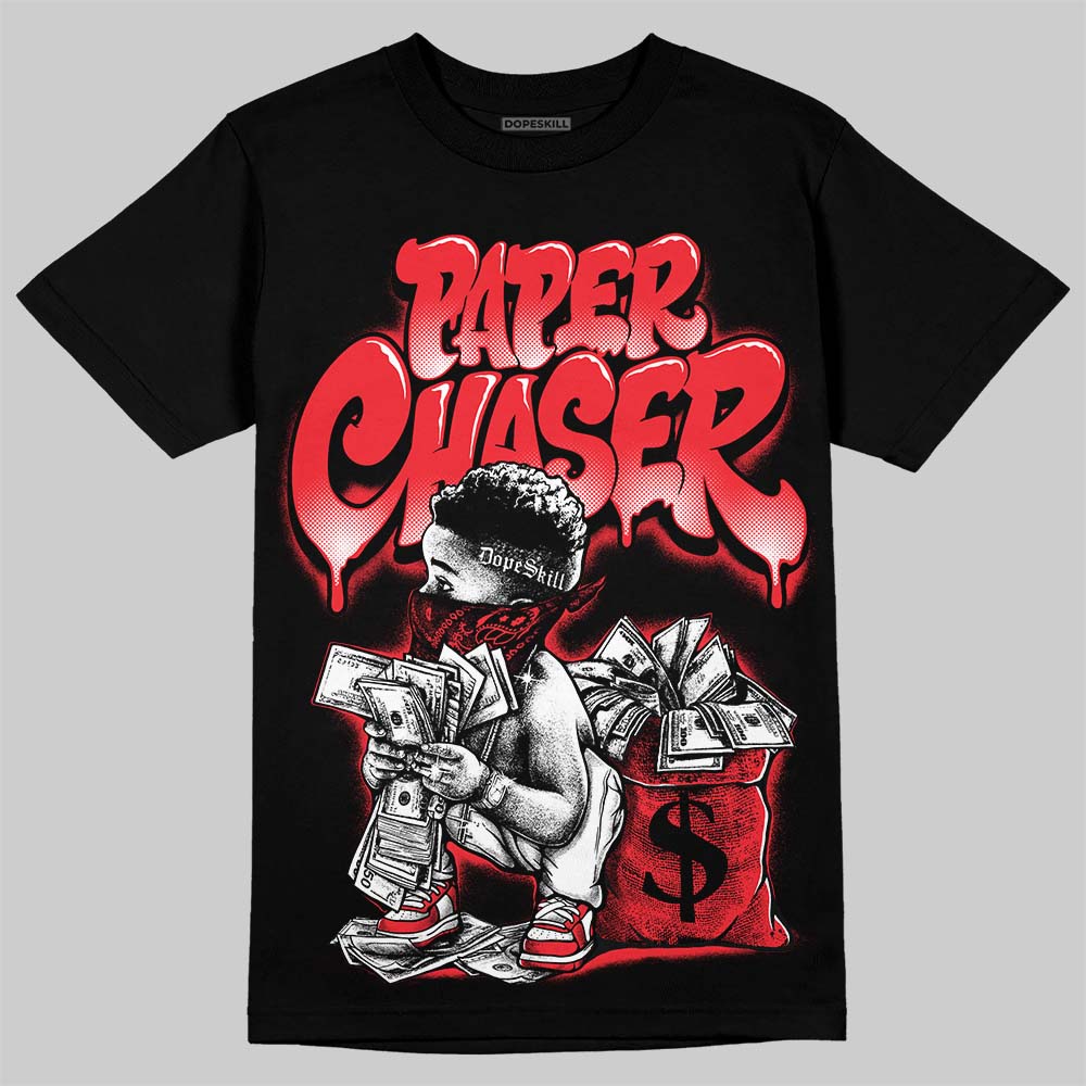 Jordan 6 OG “White Infrared” DopeSkill T-Shirt Paper Chaser Boy Graphic Streetwear - black